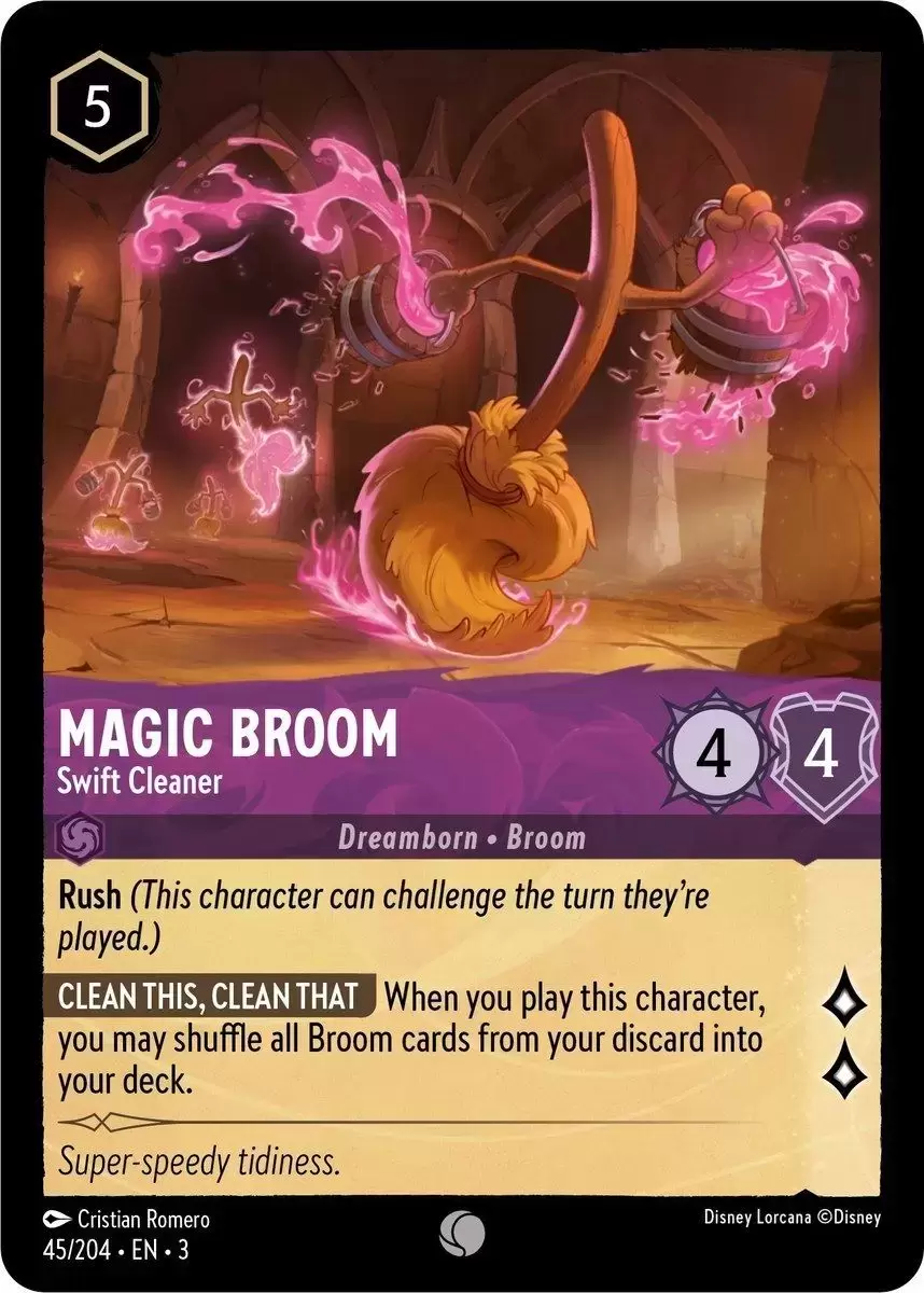 Into The Inklands - Magic Broom - Swift Cleaner