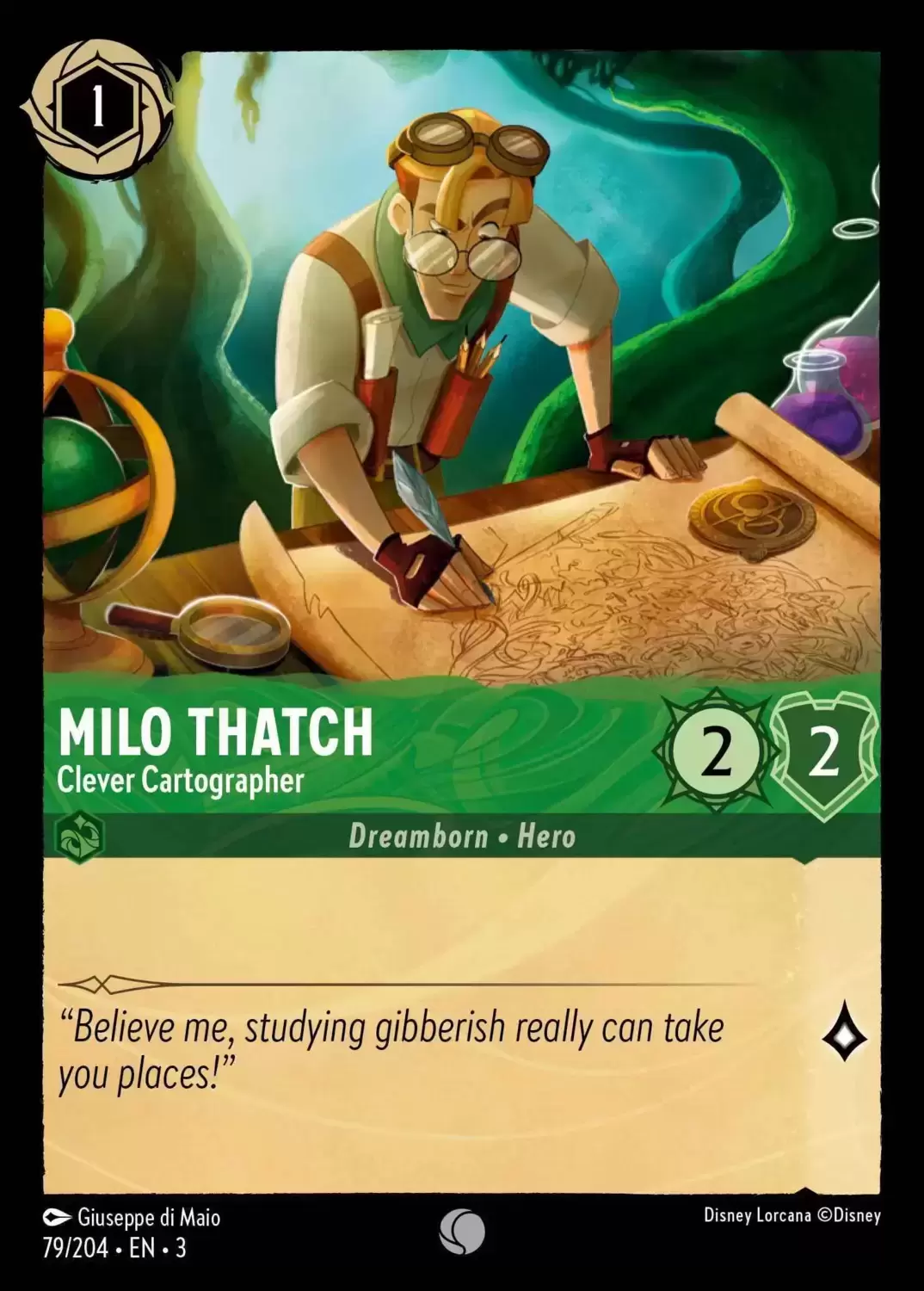 Into The Inklands - Milo Thatch - Clever Cartographer