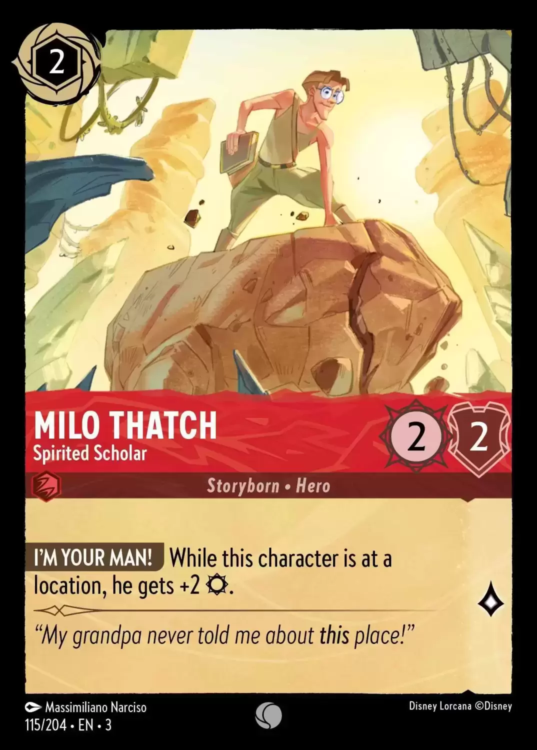 Into The Inklands - Milo Thatch - Spirited Scholar