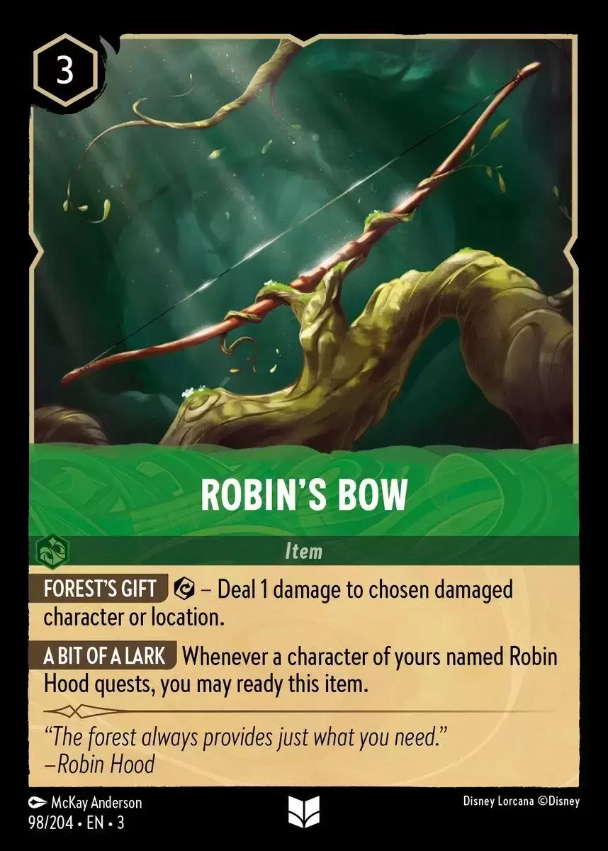 Into The Inklands - Robin\'s Bow