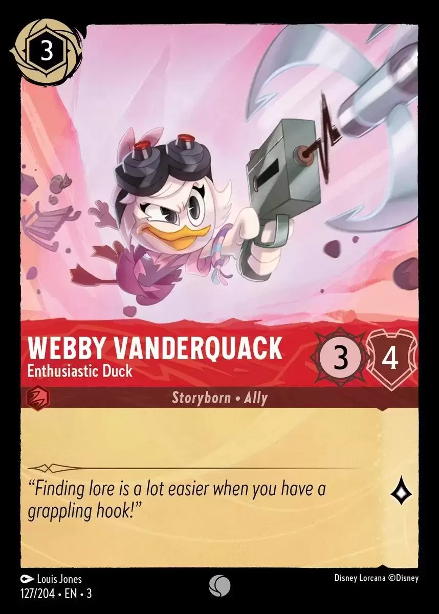 Into The Inklands - Webby Vanderquack - Enthusiastic Duck