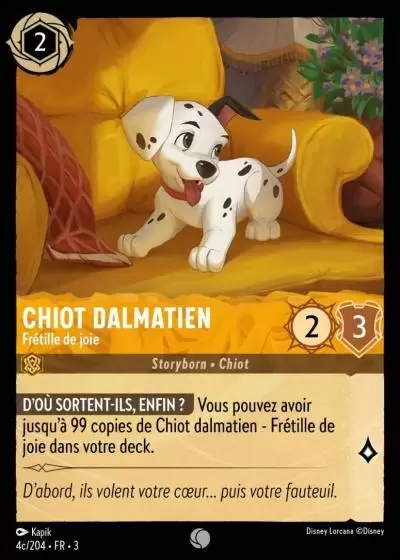 Les Terres d\'Encres - Chapitre 3 - Chiot Dalmatien - Frétille de joie