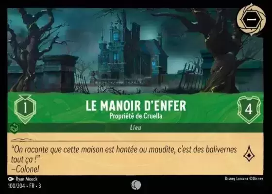 Les Terres d\'Encres - Chapitre 3 - Le manoir d\'enfer - Propriété de Cruella