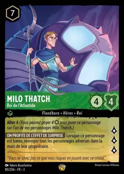 Les Terres d\'Encres - Chapitre 3 - Milo Thatch - Roi de l\'Atlantide