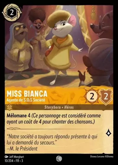 Les Terres d\'Encres - Chapitre 3 - Miss Bianca - Agente de S.O.S Société