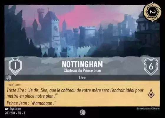 Les Terres d\'Encres - Chapitre 3 - Nottingham - Château du Prince Jean