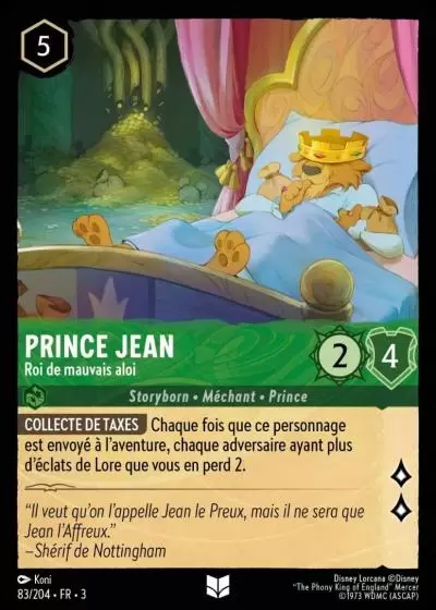 Les Terres d\'Encres - Chapitre 3 - Prince Jean - Roi de mauvais aloi