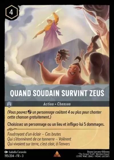 Les Terres d\'Encres - Chapitre 3 - Quand soudain survint Zeus