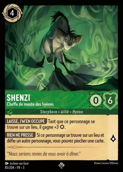 Les Terres d\'Encres - Chapitre 3 - Shenzi - Cheffe de meute des hyènes