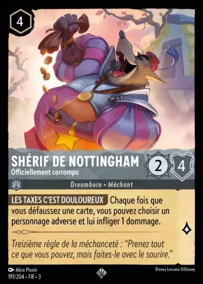 Les Terres d\'Encres - Chapitre 3 - Shérif de Nottingham - Officiellement corrompu
