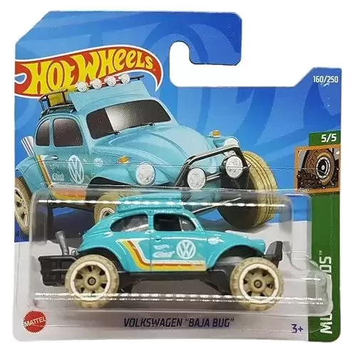 Mainline Hot Wheels - Volkswagen Baja Bug - Mud Studs 5/5