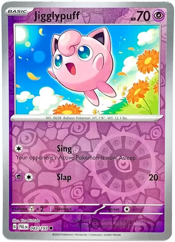 Paldea Evolved - PALEN - Jigglypuff Reverse