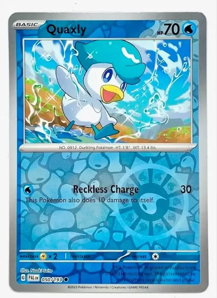 Paldea Evolved - PALEN - Quaxly Reverse