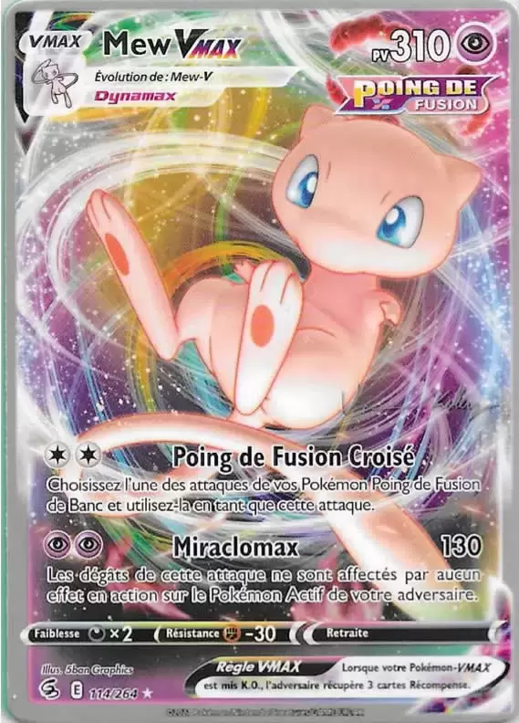 Deck 1 - Champion Catégorie Master Vance Kelley (États-Unis) - Mew\'s Revenge - Mew VMAX