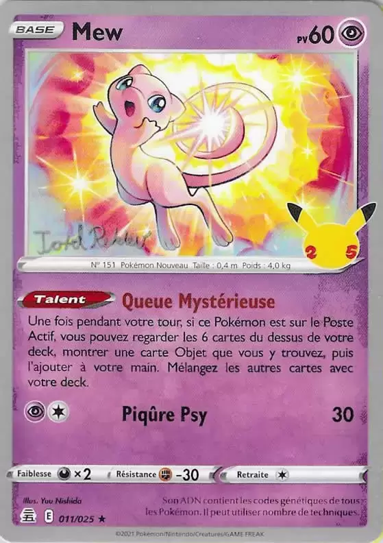Deck 4 - Finaliste Catégorie Master Tord Reklev (Norvège) - Psychic Elegance - Mew