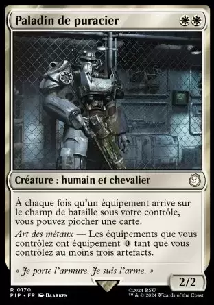 Fallout - Paladin de puracier