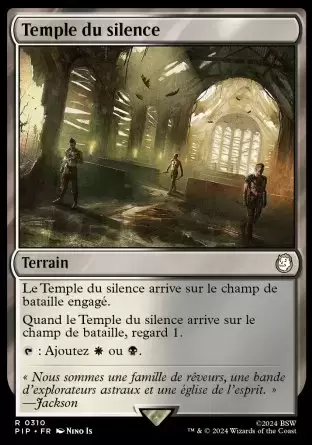 Fallout - Temple du silence