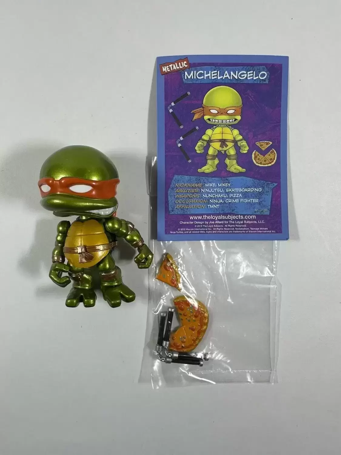 Teenage Mutant Ninja Turtles Wave 1 - Michelangelo (Metallic)