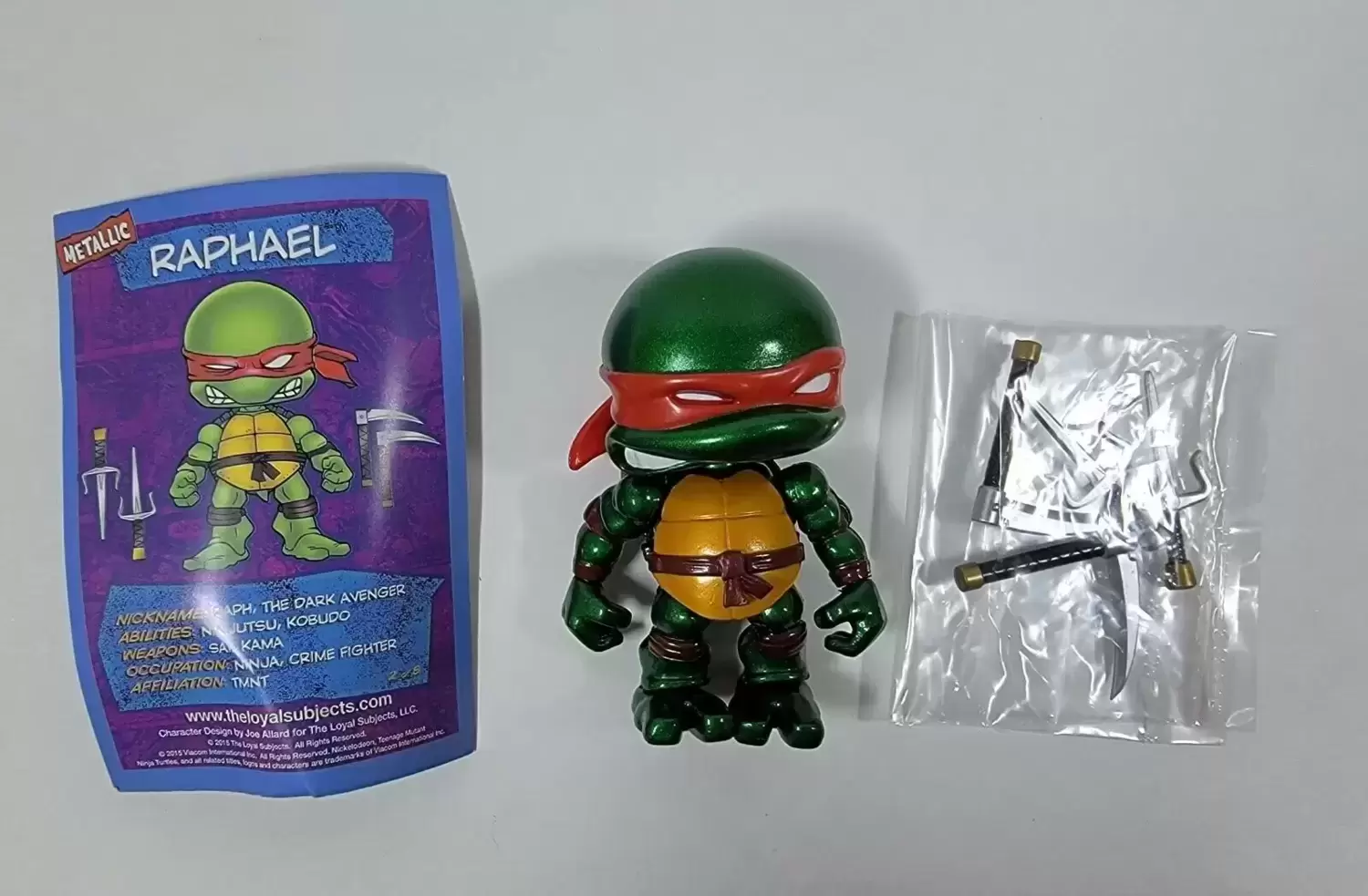 Teenage Mutant Ninja Turtles Wave 1 - Raphael (Metallic)