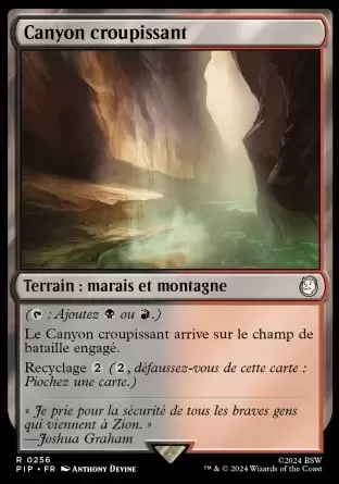 Fallout - Canyon croupissant