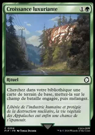 Fallout - Croissance luxuriante