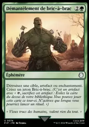 Fallout - Démantèlement de bric-à-brac