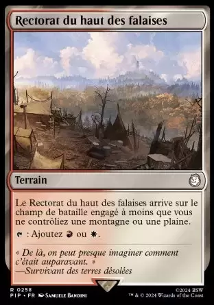 Fallout - Rectorat du haut des falaises
