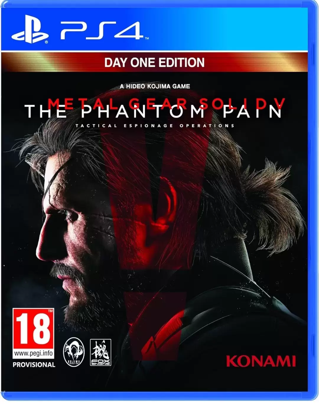 Jeux PS4 - Metal Gear Solid V The Phantom Pain Day One Edition