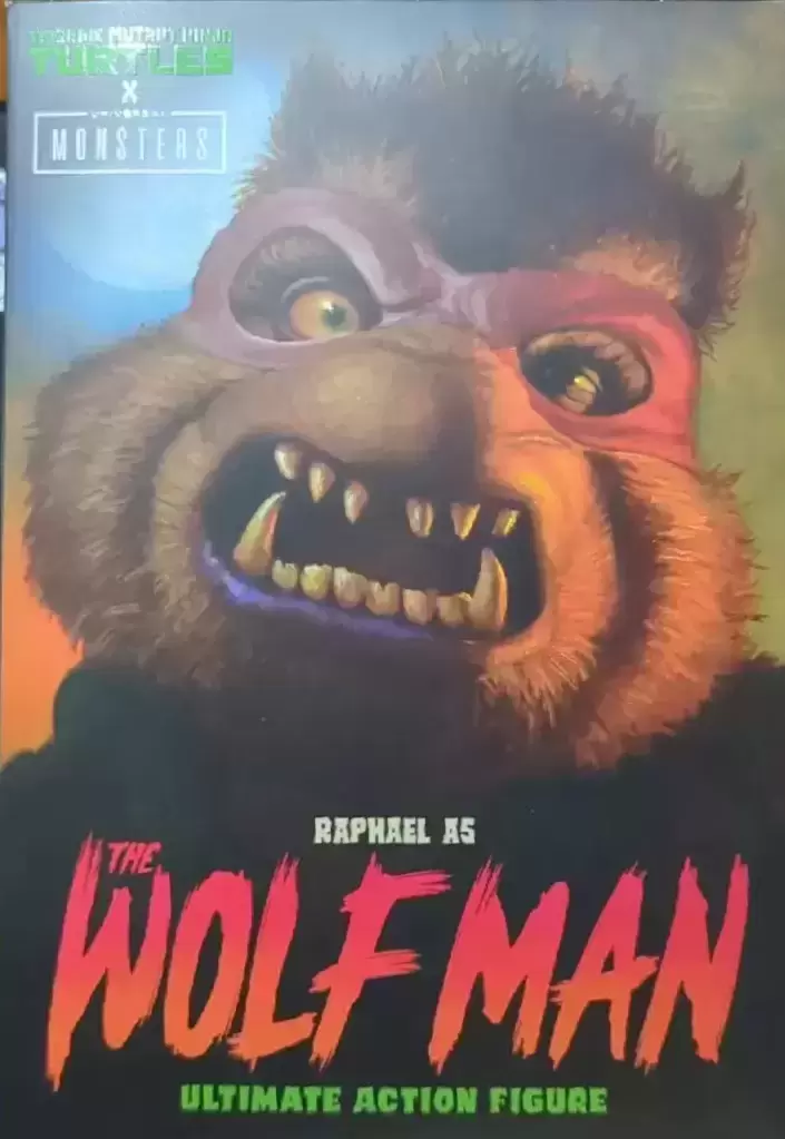 NECA - TMNT x Universal Monsters - Raphael as Wolfman