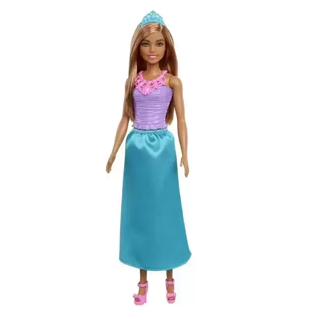 Dreamtopia Playsets & Figures - Brunette Hair, Blue Skirt, Pink Shoes Doll
