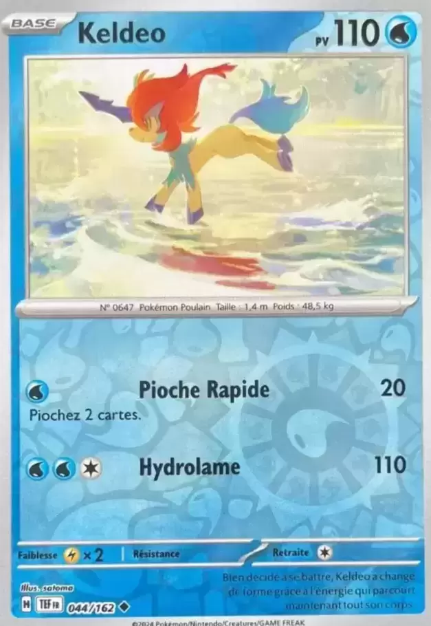 Forces Temporelles TEFFR - Keldeo Reverse
