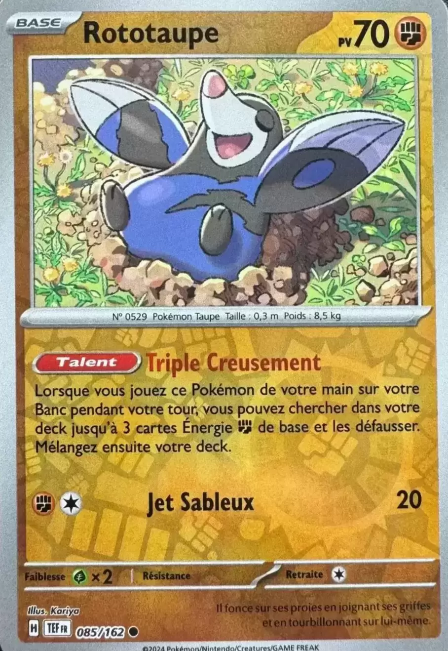 Forces Temporelles TEFFR - Rototaupe Reverse