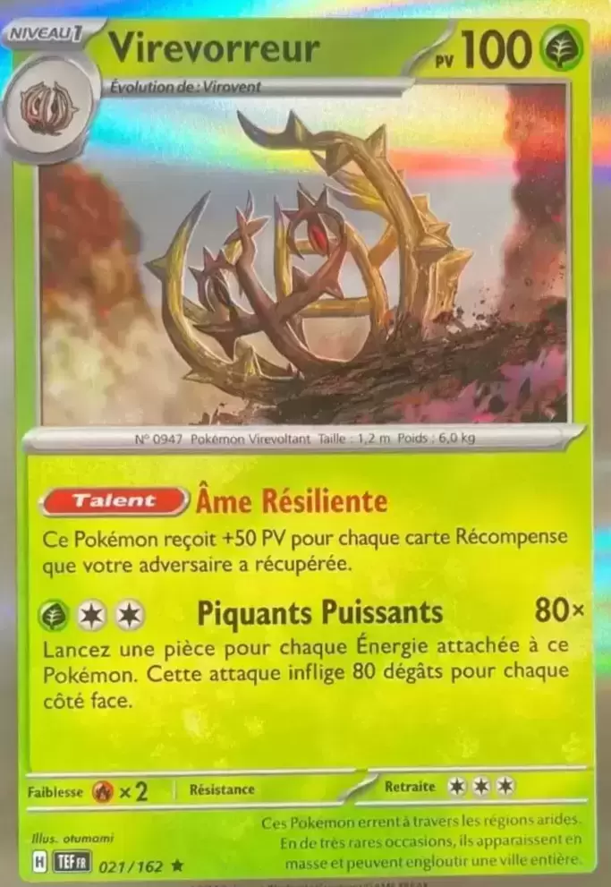 Forces Temporelles TEFFR - Virevorreur holographique