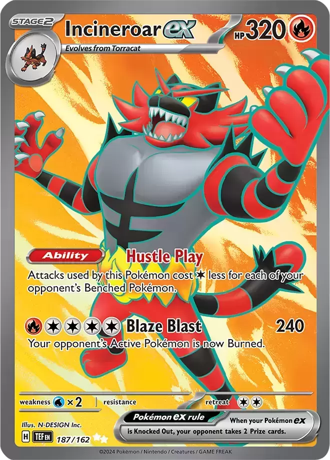 Temporal Forces - TEFEN - Incineroar EX