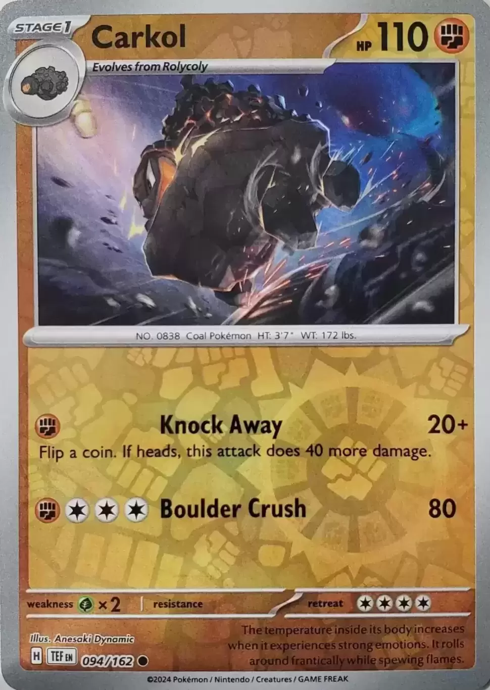 Temporal Forces TEFEN - Carkol Reverse