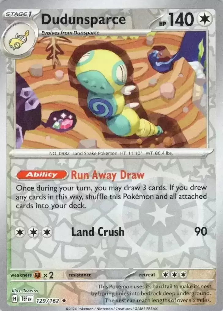 Temporal Forces - TEFEN - Dudunsparce Reverse