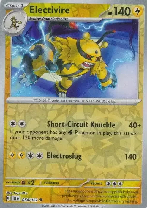 Temporal Forces - TEFEN - Electivire Reverse