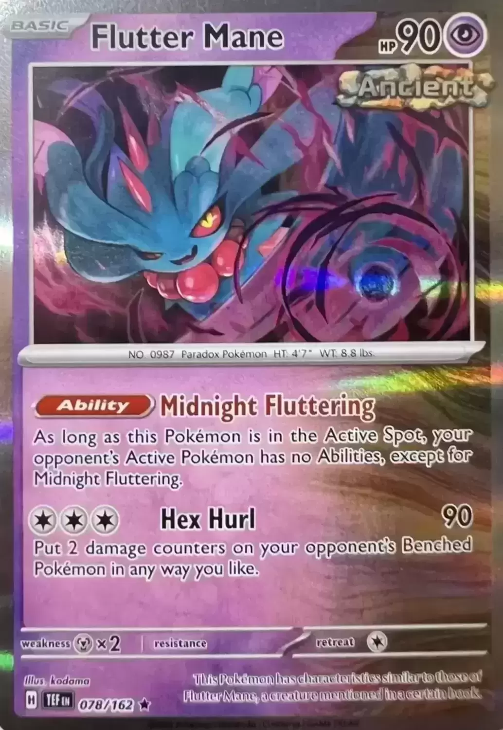Temporal Forces - TEFEN - Flutter Mane Holo