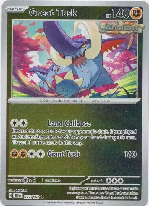 Temporal Forces TEFEN - Great Tusk Reverse
