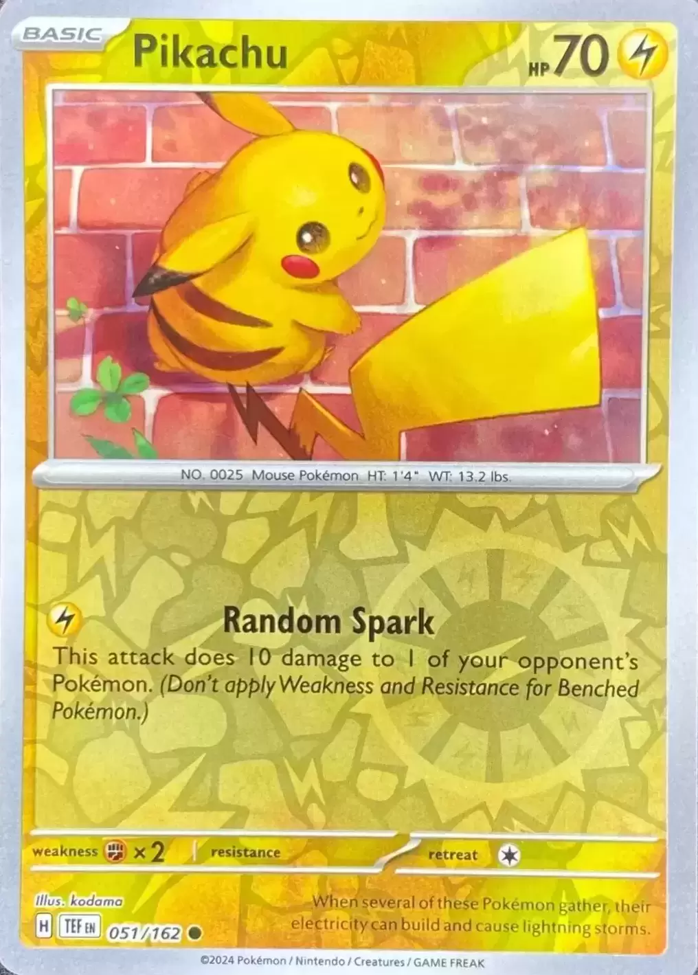 Temporal Forces TEFEN - Pikachu Reverse