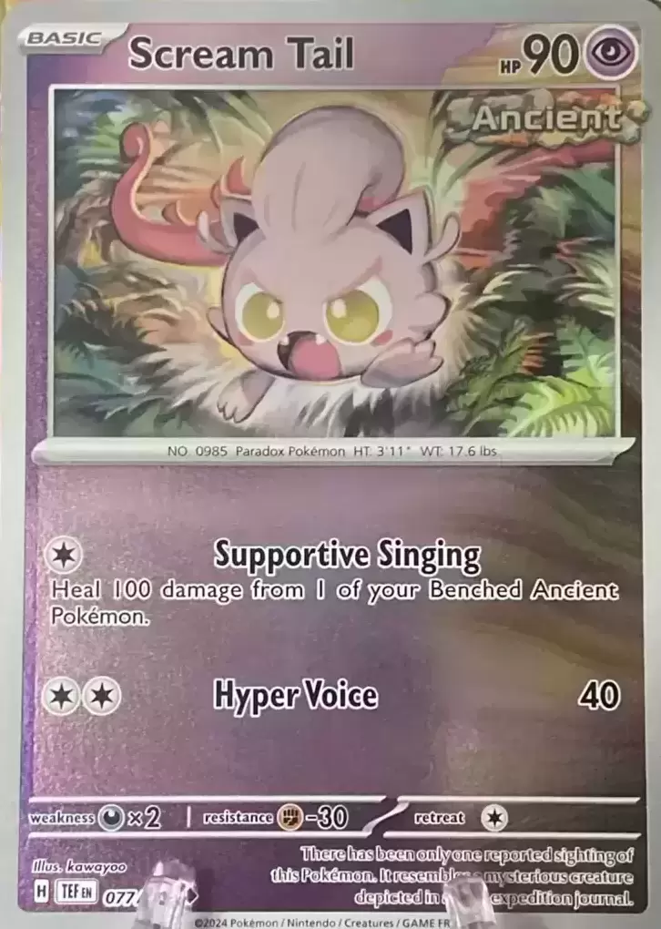Temporal Forces - TEFEN - Scream Tail Reverse