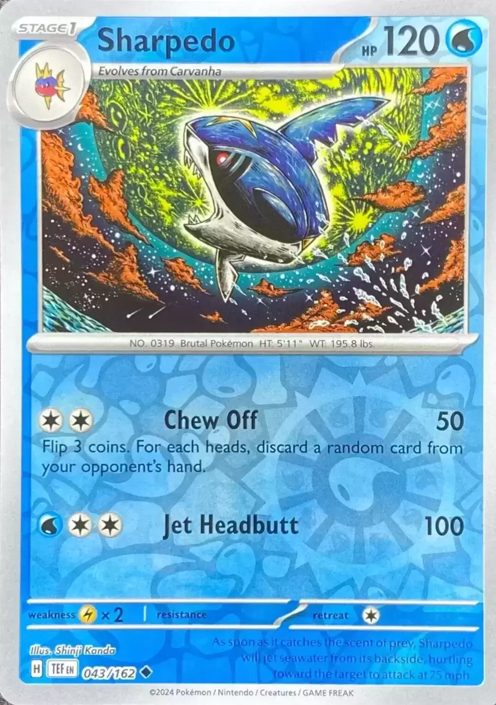 Temporal Forces TEFEN - Sharpedo Reverse