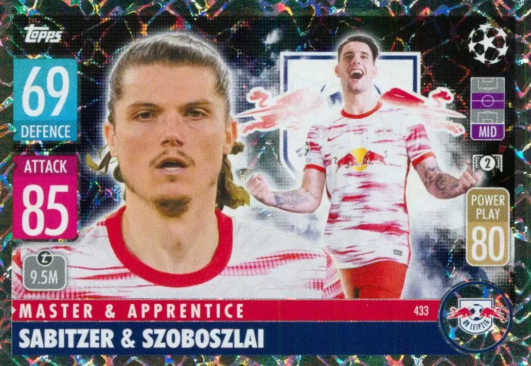 Match Attax - UEFA Champions League 2021/2022 - Marcel Sabitzer & Dominik Szoboszlai - RB Leipzig