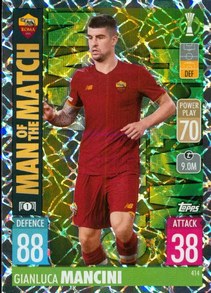 Match Attax - UEFA Champions League 2021/2022 - Gianluca Mancini - AS Roma