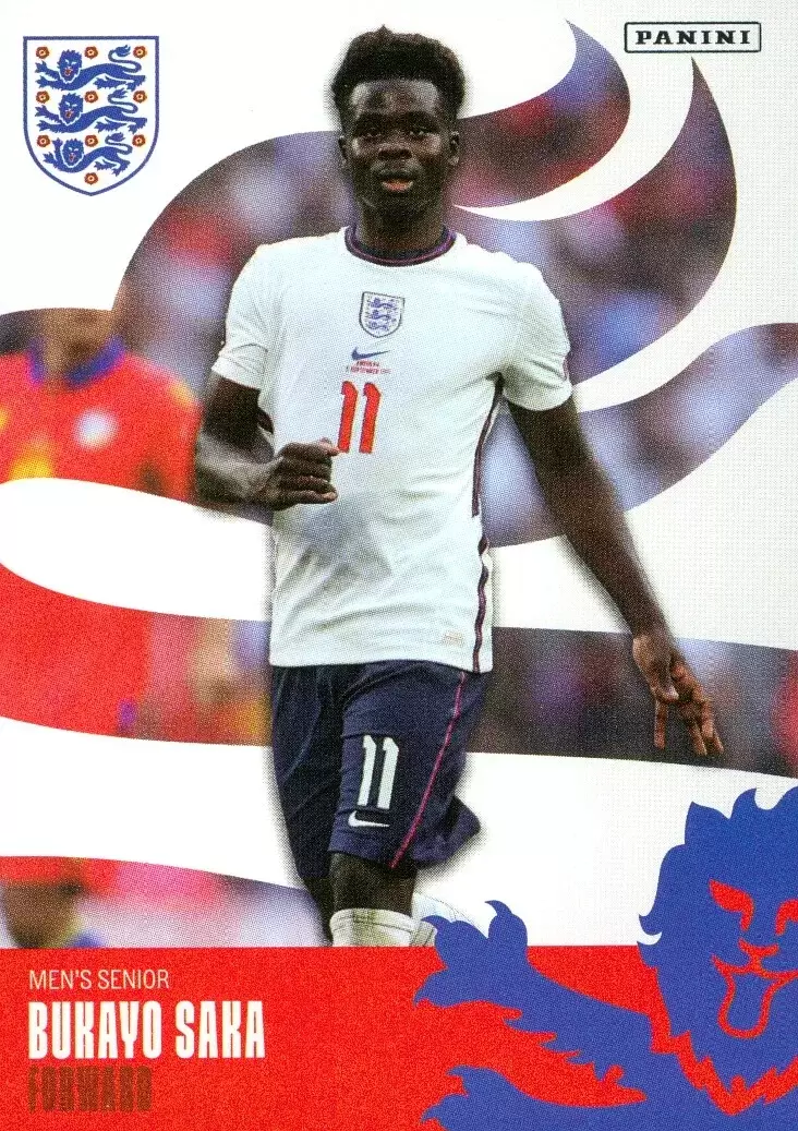 Panini The Best of England - Bukayo Saka