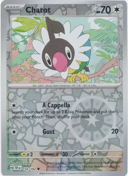 Temporal Forces TEFEN - Chatot Reverse