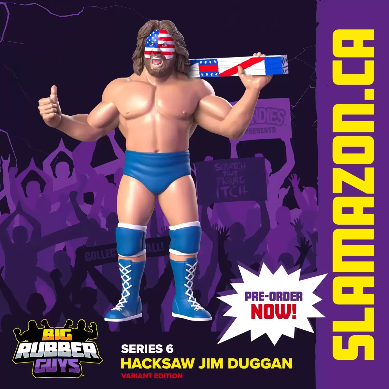 Big Rubber Guys - Hacksaw Jim Duggan (Variant Edition)