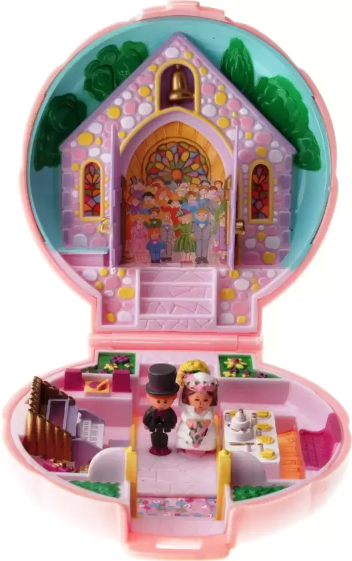 Polly Pocket (1989 - 1998) - Bridesmaid Polly/Nancy’s Wedding Day Pink