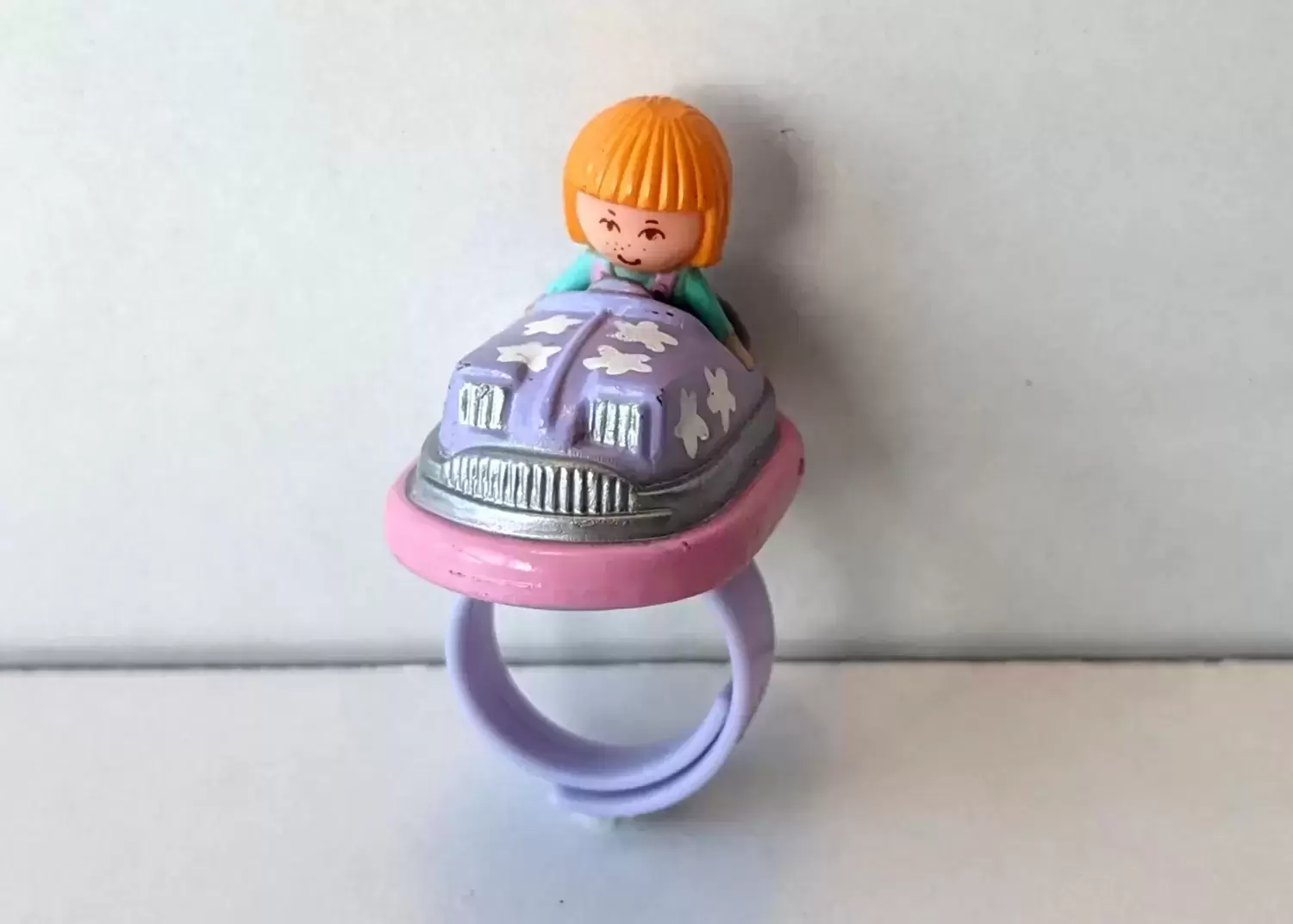 Polly Pocket (1989 - 1998) - Midge\'s Bumper Car Ring - Variant