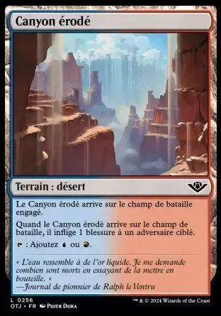 Les Hors-la-loi de Croisetonnerre - Canyon érodé